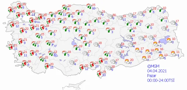 Bahar ne zaman gelecek? Havalar ne zaman ısınacak? İstanbul Ankara ve İzmir'e ait 3 günlük hava durumu tahmini... - 10