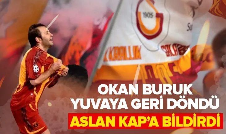 Galatasaray KAP’a bildirdi! Yeni teknik direktör resmen Okan Buruk oldu