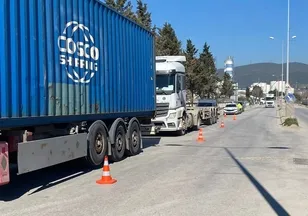 İki TIR arasında feci son!