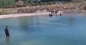 Serinlemek için girdiği gölette boğuldu