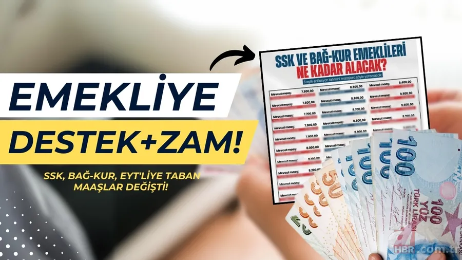 Emekliye destek ve zam bir arada! SSK, Bağ-Kur, EYT'liye okkalı avantajlar listelendi! 10.000 TL üstü ve 27 bin TL altı maaş alana... 1
