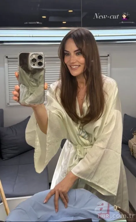 İmaj değiştiren Fahriye Evcen'den ayna pozu! 6