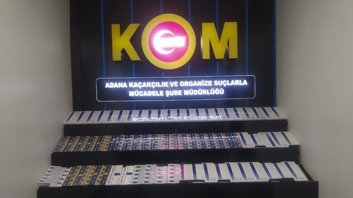 Adana'da kaçakçılık operasyonu: 3 gözaltı