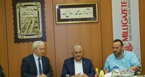 Binali Yıldırım’dan Milli Gazete’ye ziyaret
