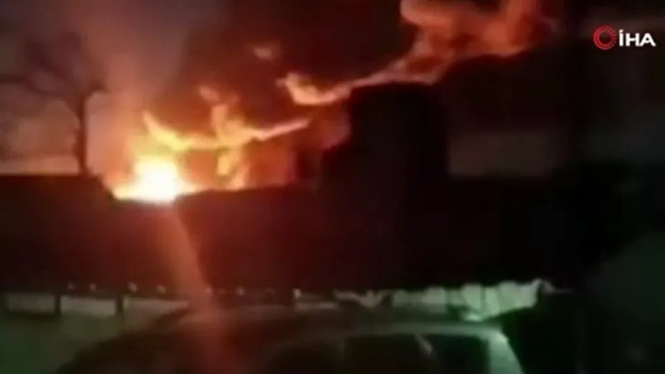 Rus ordusu, Ukrayna’nın Rivne bölgesinde petrol deposunu vurdu
