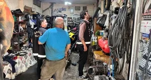 Hatay’da motosiklet tamircilerine denetim