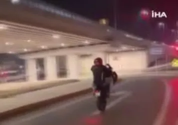 Tek teker şovu hastanede bitti
