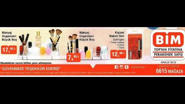 BİM aktüel ürünler kataloğu yayınlandı 18 Aralık 2018 BİM indirimli kozmetik ürünleri satacak