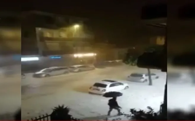 İtalya'da dolu fırtınası