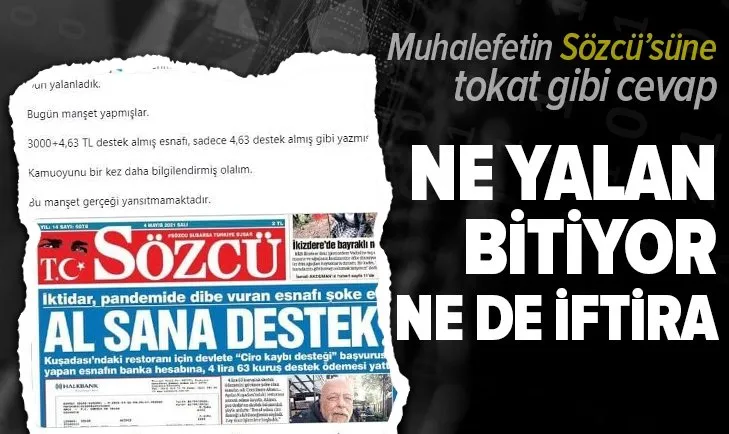 Sözcü Gazetesi yalana doymuyor! Ticaret Bakanı Dr. Mehmet Muş'tan Sözcü Gazetesi'ne tokat gibi cevap