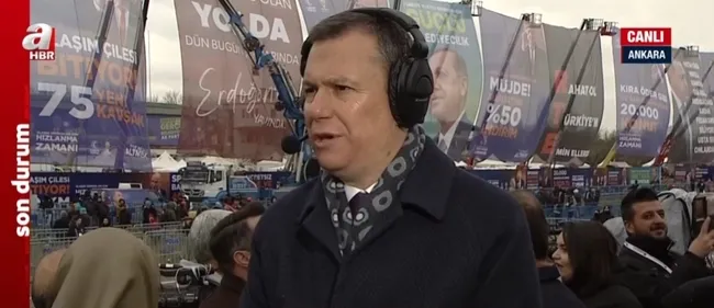 Yerel seçimlere 7 gün kaldı! Ankara’da AK Parti mitingi heyecanı