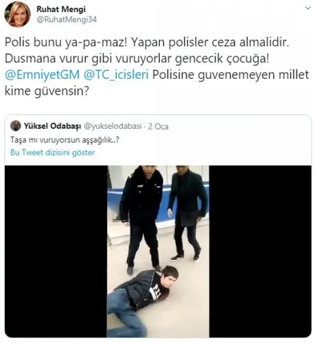 Türk polisini hedef alan Ruhat Mengi yine rezil oldu - 1