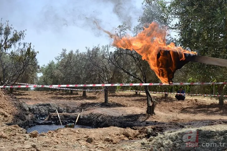 Su için açılan sondaj kuyusundan kaliteli petrol çıktı! Manisa’da petrol sevinci