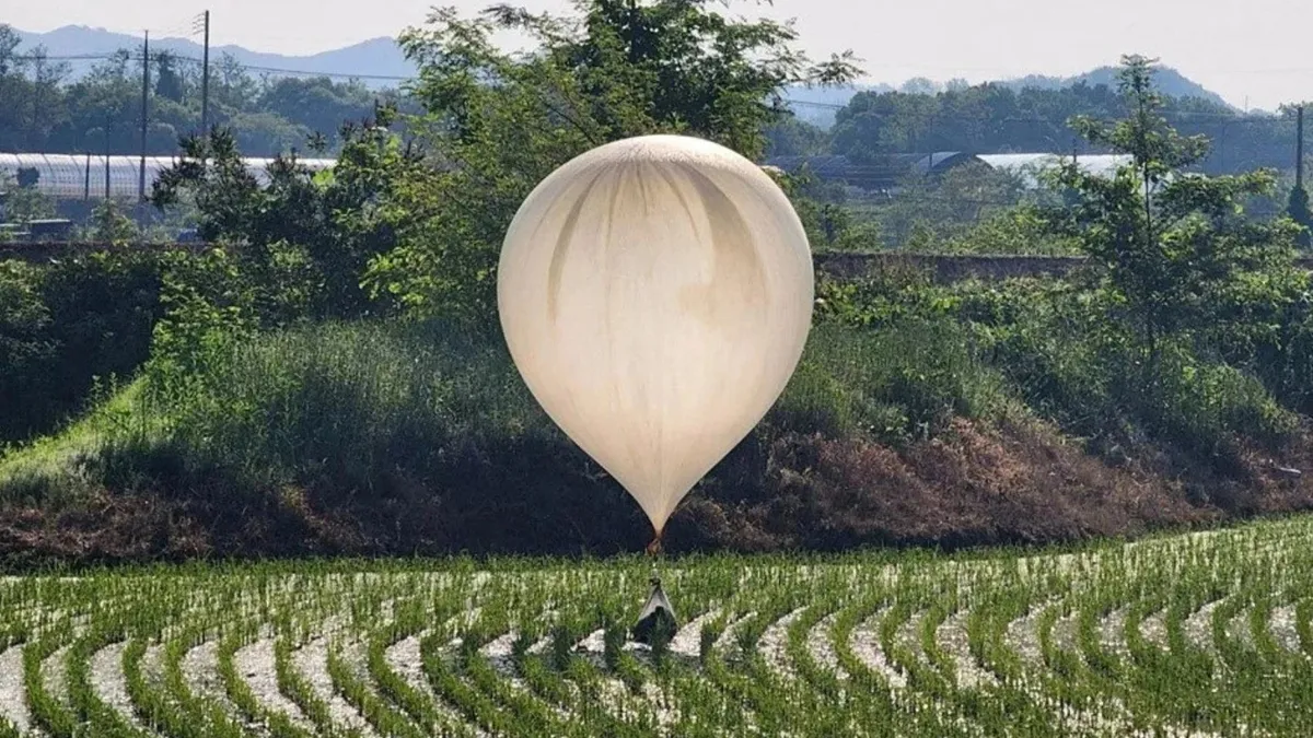Kuzey Kore'den Güney Kore'ye 240 çöp balonu daha!
