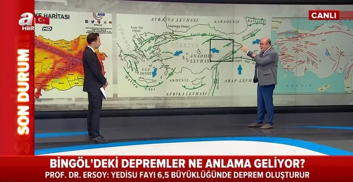 Bingöl'deki son deprem sonrası Şükrü Ersoy 'nerede olacağını biliyoruz' dedi A Haber canlı yayınında uyardı - 2