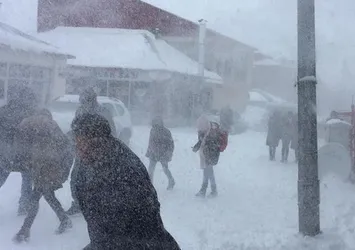 Bingöl Karlıova'da kar tatili