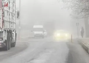 Diyarbakır’da sis görüş mesafesini düşürdü