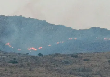 Bodrum'da otluk ve makilik alanda yangın! 3 saatte kontrol altına alındı
