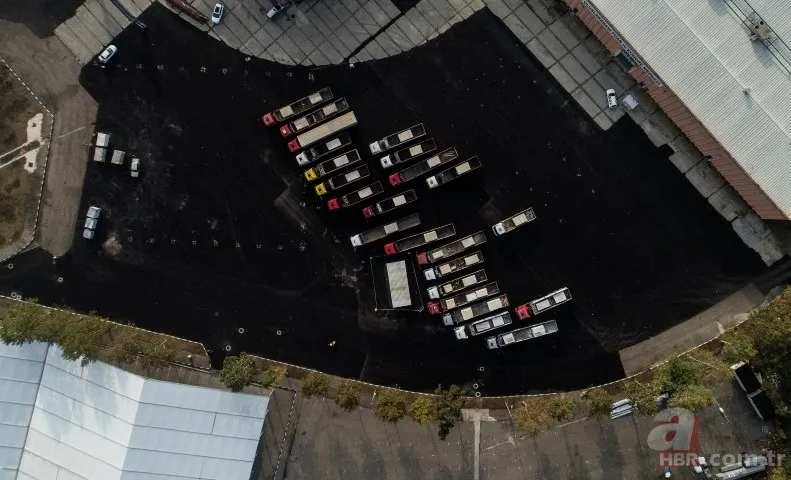 Bursa'da fuarda sergilenecek mermerler yaklaşık bin 300 TIR'la taşındı 8