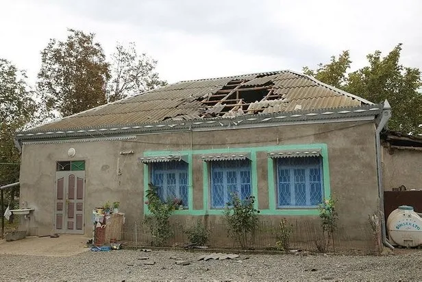 Ermenistan ordusu Mireşelli köyünde sivillerin evini vurdu!