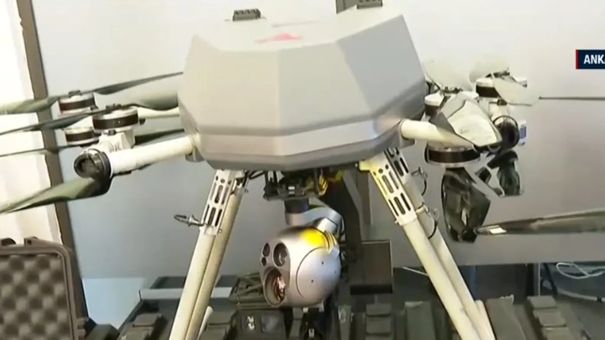 Silahlı drone SONGAR gece gündüz görevde