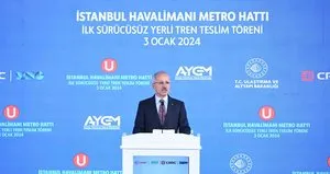 Sürücüsüz yerli tren seti raylara çıkmaya hazır