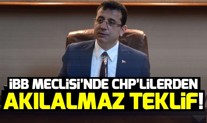 İBB Meclisinde CHPlilerden pes dedirten hareket