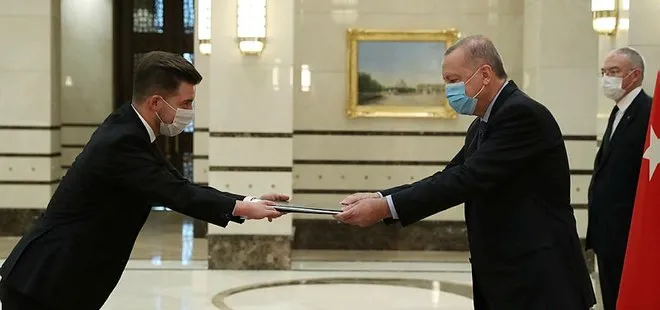 Başkan Erdoğan Bosna Hersek’in Ankara Büyükelçisi Adis Alagiç’i kabul etti