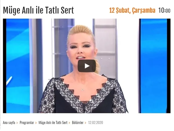 Müge Anlı 12 Şubat canlı yayın izle! Müge Anlı canlı yayın izle! Müge Anlı 12 Şubat programı canlı yayın - 1