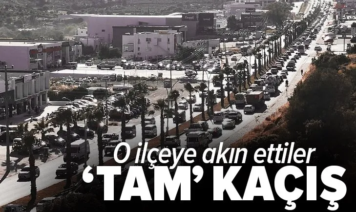 Tam kapanma öncesi Bodrum'a akın ettiler!