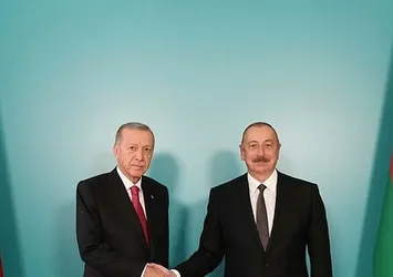 Azerbaycan Cumhurbaşkanı Aliyev'den Başkan Erdoğan'a Cumhuriyet’in 100. yıl dönümü için tebrik!