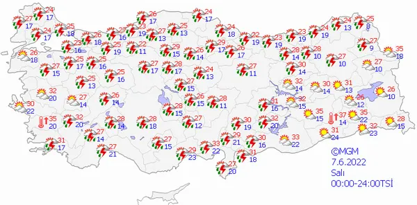 İstanbul ve onlarca il için yağmur uyarısı! Meteoroloji'den 24 il için kritik açıklama | Sıcaklıklar kaç derece düşecek? - 10