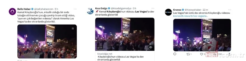 CHP medyası fena trollendi! "Kılıçdaroğlu'nun videosu Las Vegas'ta yayınlandı" haberi montaj çıktı! "Erdoğan kazanacak" detayı 14