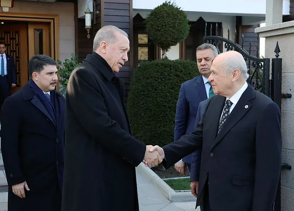 Ankara'da 'Cumhur' zirvesi: Başkan Recep Tayyip Erdoğan MHP Lideri Devlet Bahçeli ile bir araya geldi - 4