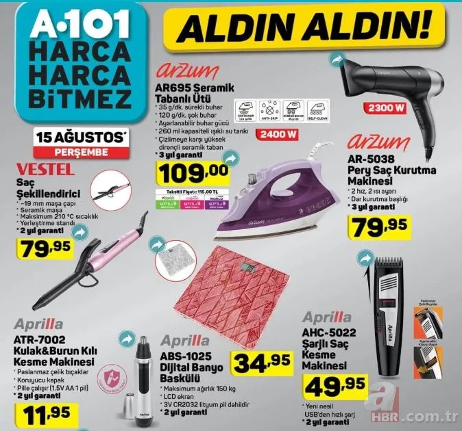 A101 aktüel ürünler kataloğu 15 Ağustos ile oyuncak şenliği! A101 15 Ağustos 2019 kataloğu indirimli ürünler! 9