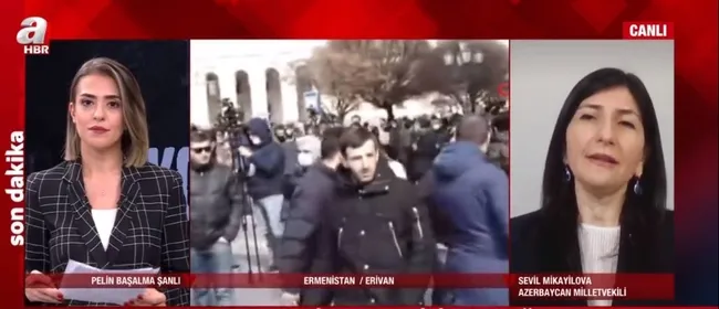Ermenistan'da darbe girişimi sonrası sokaklar karıştı! Azerbaycan milletvekili Sevil Mikayilova A Haber’de değerlendirdi - 1