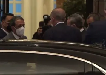 Başkan Erdoğan Katar'da böyle karşılandı