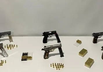 Samsun'da 6 ruhsatsız silah ele geçirildi