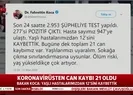 Türkiyede can kaybı 21e yükseldi