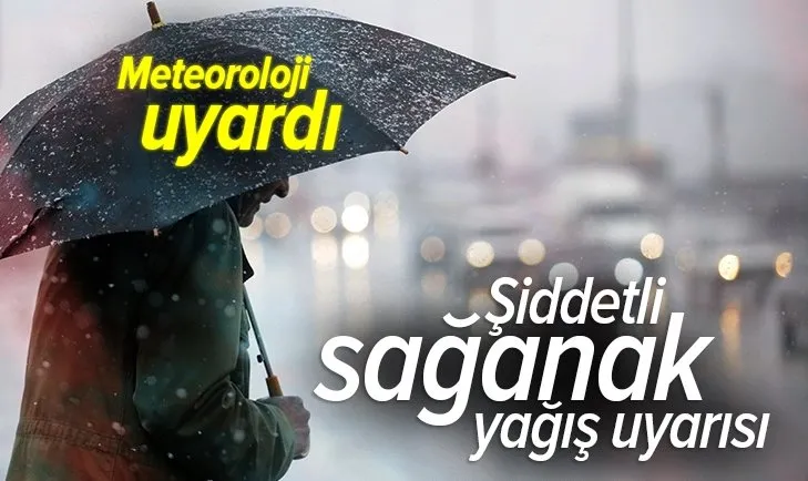 Meteoroloji'den son dakika hava durumu açıklaması! İstanbul ve birçok il için sağanak uyarısı | 3 Nisan 2021 hava durumu