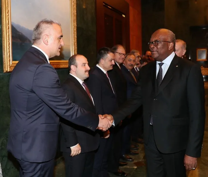 Başkan Erdoğan Burkina Faso Devlet Başkanı Kabore'yi karşıladı