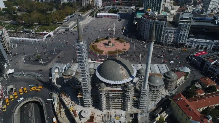Taksim Camii’nin içi ilk kez görüntülendi! İşte fotoğraflar...