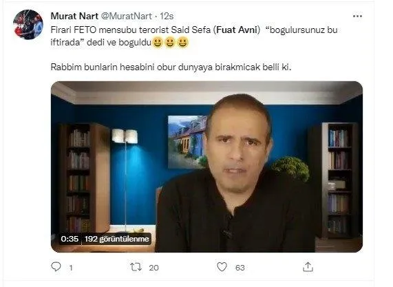 fetonun-fuat-avnisi-firari-said-sefa-gundem-oldu-bogulursunuz-diye-tehdit-ederken-kendisi-boguluyordu-1664701087703.jpeg FETÖ’nün 'Fuat Avni'si firari Said Sefa gündem oldu! "Boğulursunuz" diye tehdit ederken kendisi boğuluyordu - 7