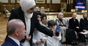 Başkan Erdoğan Ali Jadallah’ın eşini ve çocuklarını kabul etti!