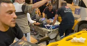 Kalp krizi geçiren yolcu için seferber oldular