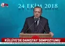 Başkan Erdoğan Danıştay sempozyumunda konuştu