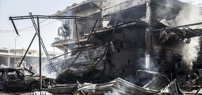 YPG/PKK’nın sözde asayiş binasının önünde saldırı