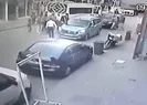 Yola atlayan çocuğa araba çarptı! O anlar kamerada