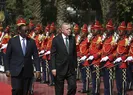 Son dakika: Başkan Erdoğan Senegalde resmi karşılama töreni! Macky Sall tarafından böyle karşılandı...