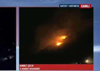 Hatay’daki yangın yeniden büyüdü